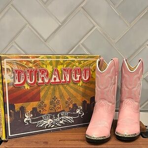 Durango Kids Light Pink Western Boots